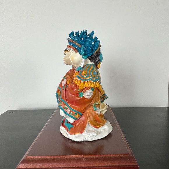 Vintage Chinese Bride and Groom in Traditional  Costume Good Luck Statue - Picture 6 of 11